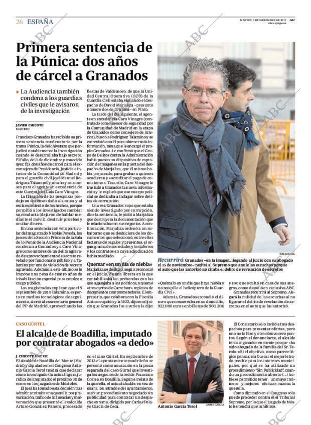 ABC MADRID 05-12-2017 página 26