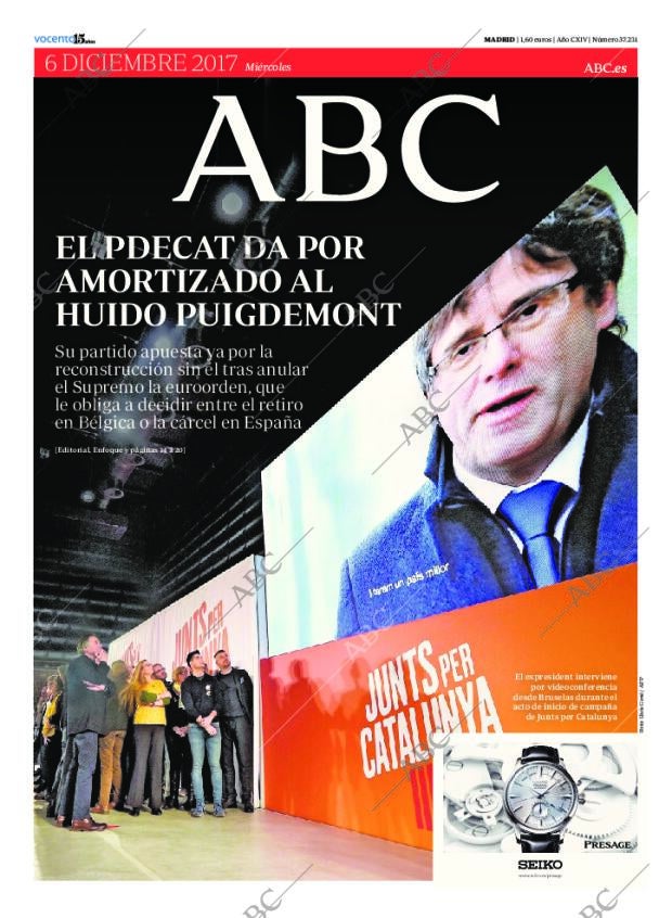 ABC MADRID 06-12-2017 página 1