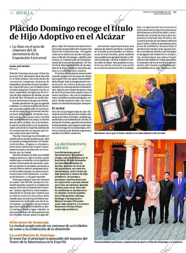 ABC SEVILLA 14-12-2017 página 20