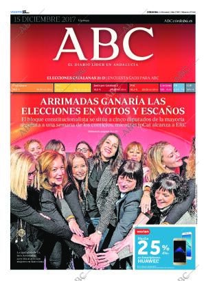 ABC CORDOBA 15-12-2017 página 1