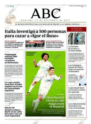 ABC MADRID 17-12-2017 página 2