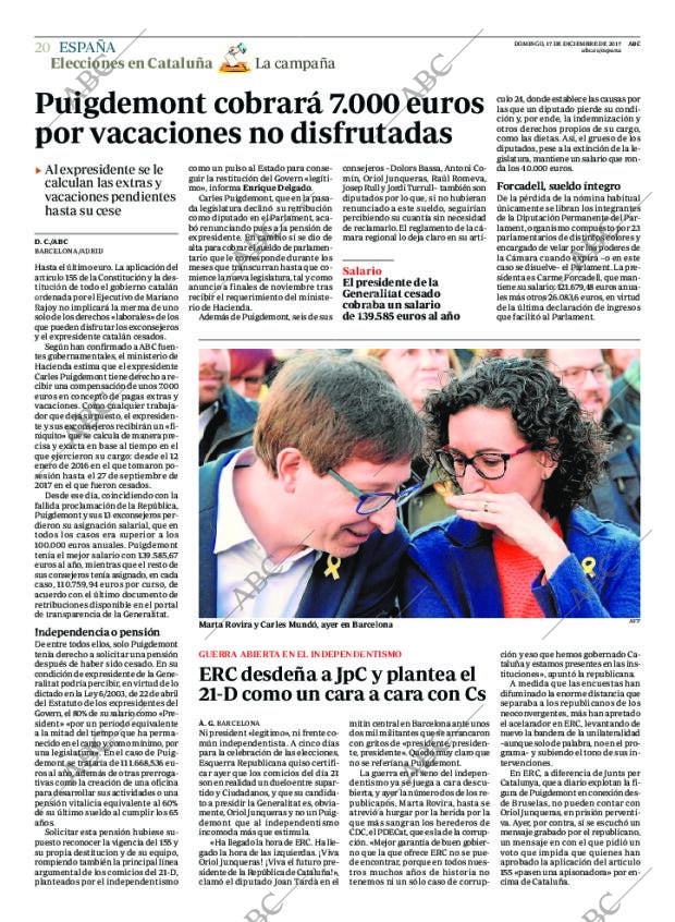 ABC MADRID 17-12-2017 página 20