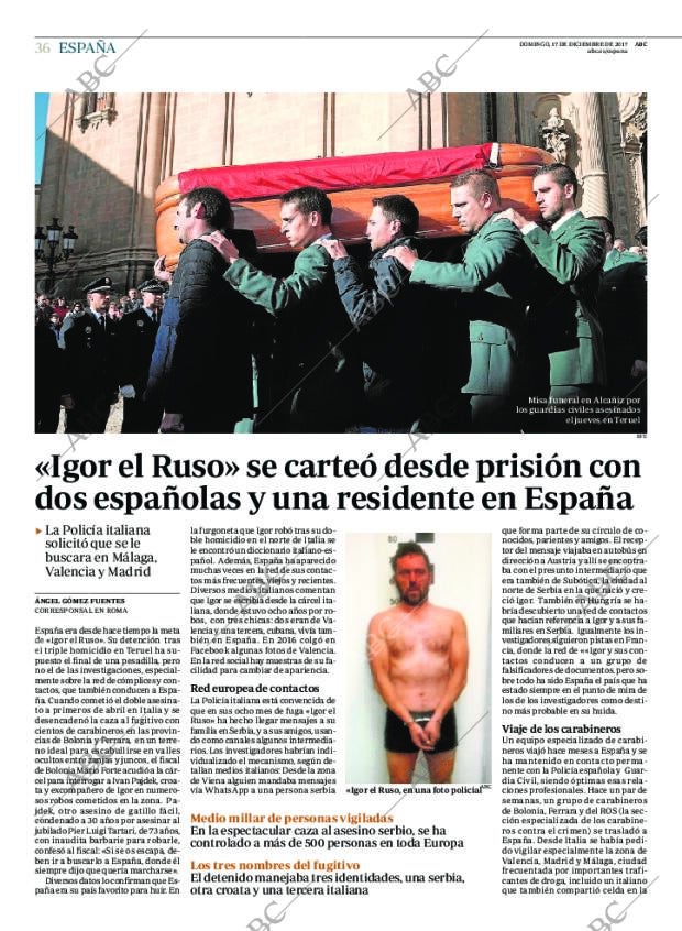 ABC MADRID 17-12-2017 página 36