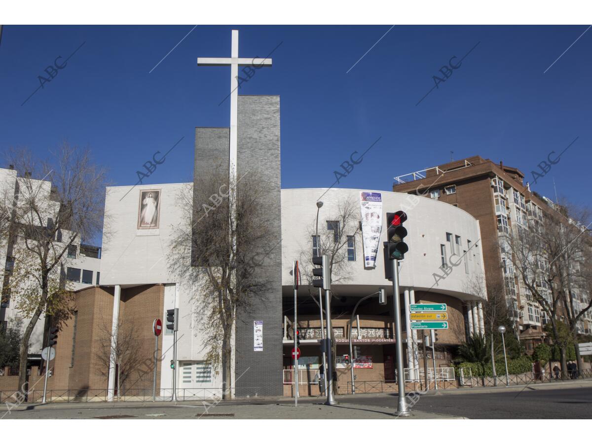 Iglesias de Madrid, los Santos Inocentes, en el distrito de Arganzuela