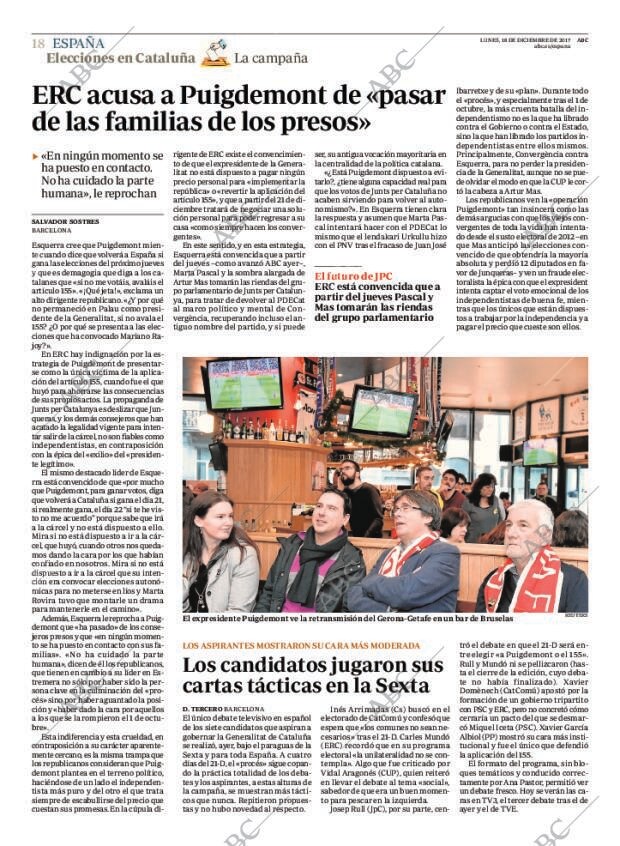 ABC MADRID 18-12-2017 página 18