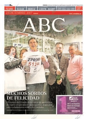 ABC CORDOBA 23-12-2017 página 1