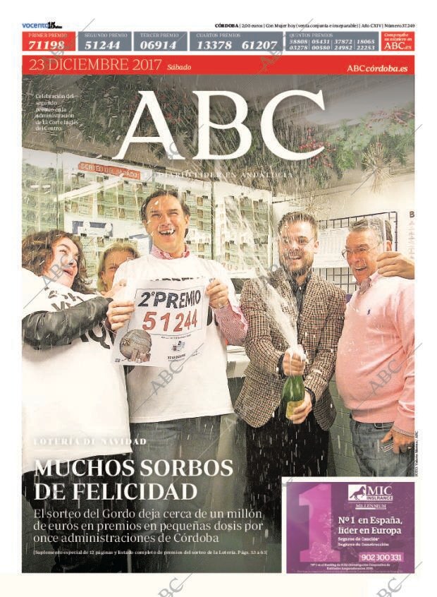 ABC CORDOBA 23-12-2017 página 1