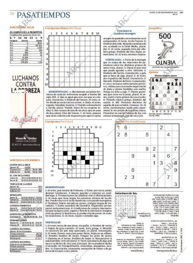 ABC MADRID 25-12-2017 página 58