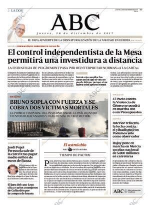 ABC MADRID 28-12-2017 página 2