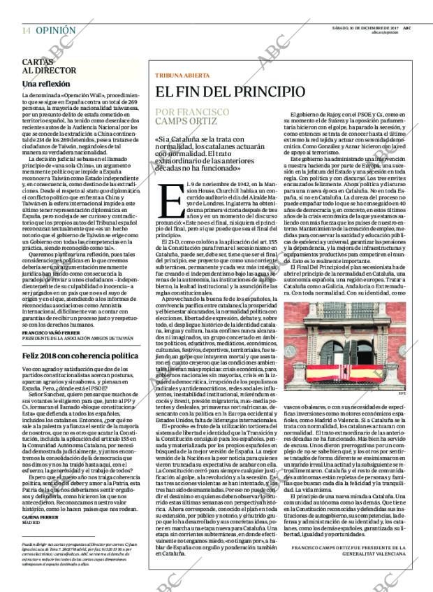 ABC MADRID 30-12-2017 página 14