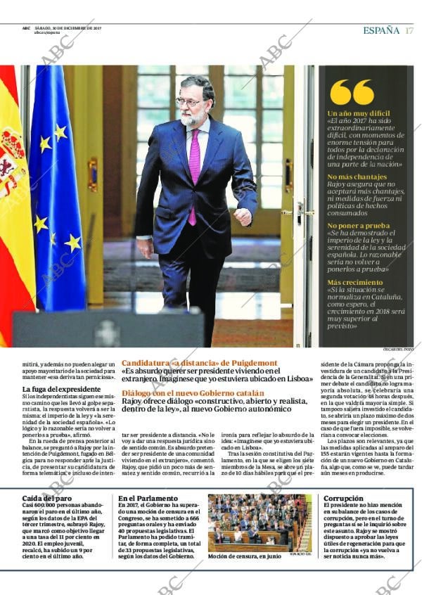 ABC MADRID 30-12-2017 página 17