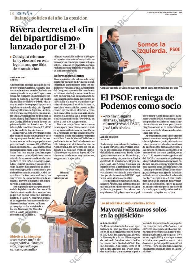 ABC MADRID 30-12-2017 página 18