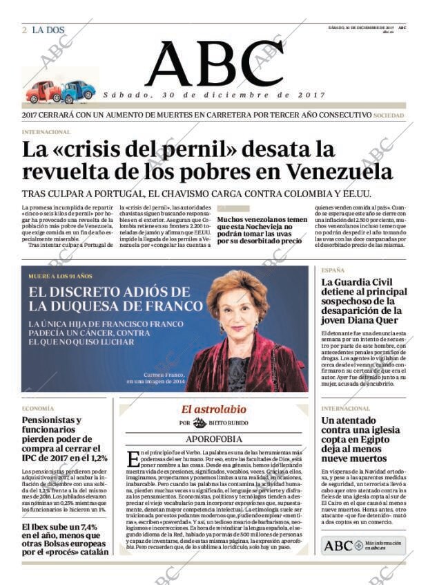 ABC MADRID 30-12-2017 página 2