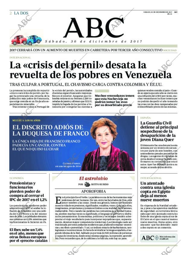 ABC MADRID 30-12-2017 página 2
