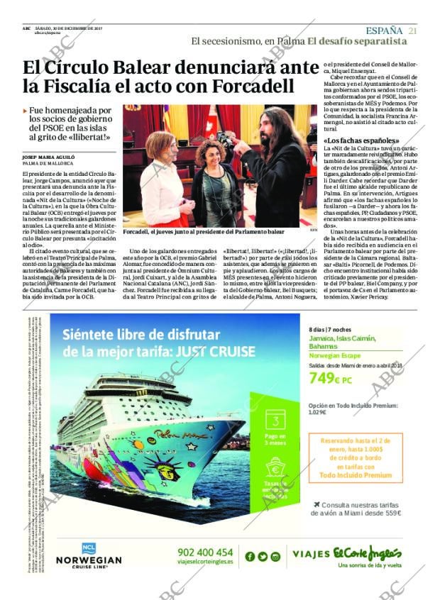 ABC MADRID 30-12-2017 página 21