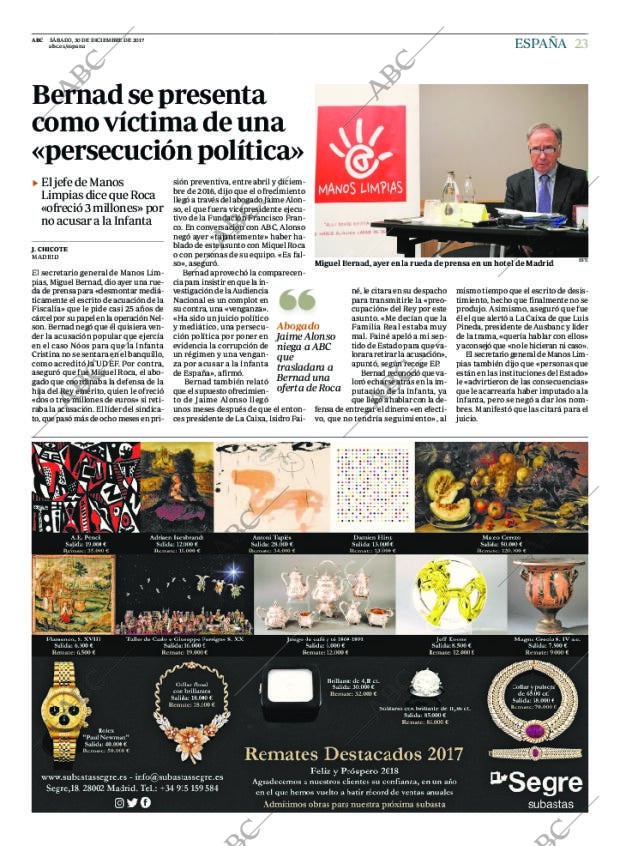 ABC MADRID 30-12-2017 página 23