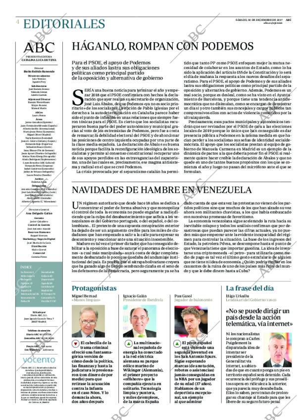 ABC MADRID 30-12-2017 página 4