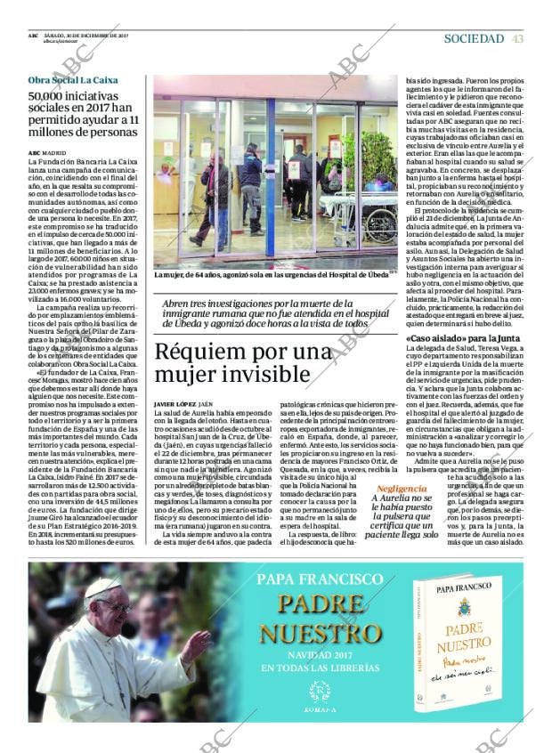 ABC MADRID 30-12-2017 página 43
