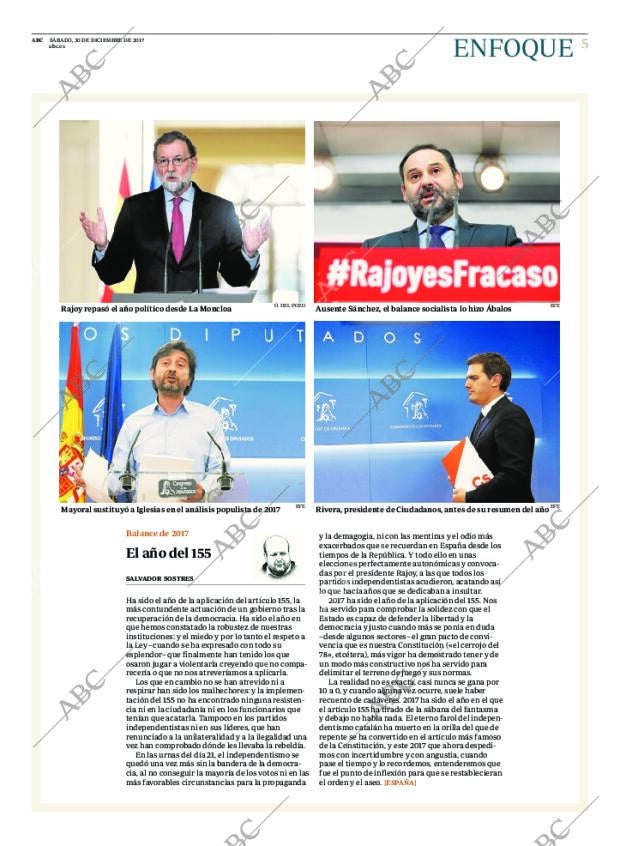 ABC MADRID 30-12-2017 página 5