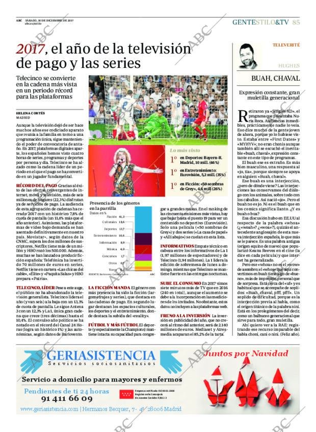 ABC MADRID 30-12-2017 página 85