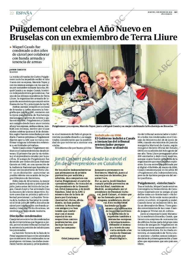 ABC MADRID 02-01-2018 página 22