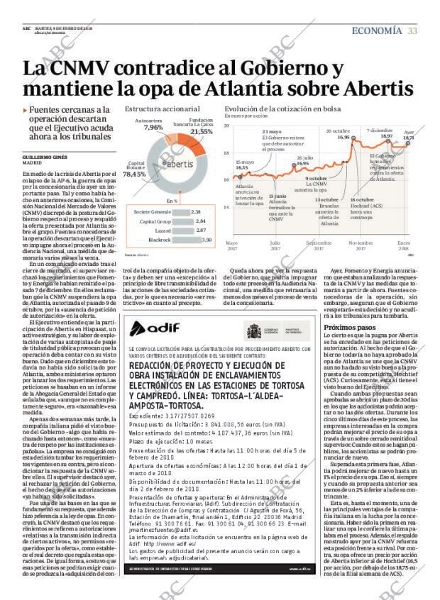 ABC MADRID 09-01-2018 página 33