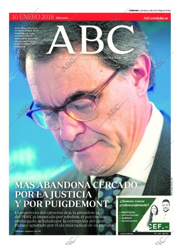 ABC CORDOBA 10-01-2018 página 1