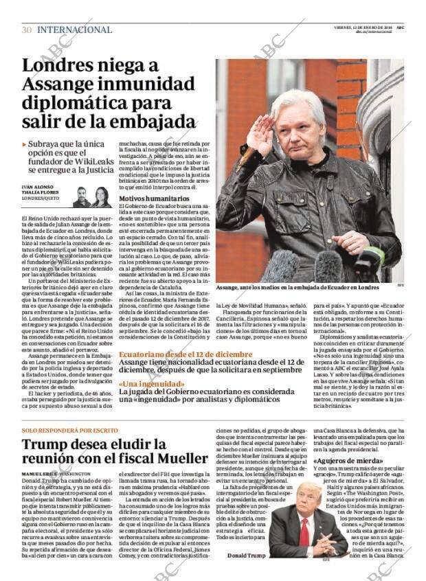 ABC MADRID 12-01-2018 página 30
