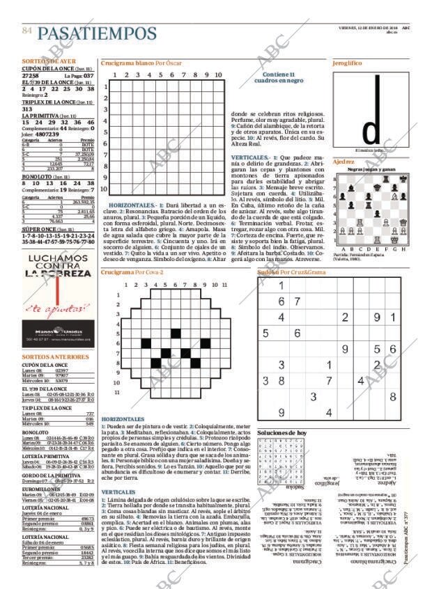 ABC MADRID 12-01-2018 página 84