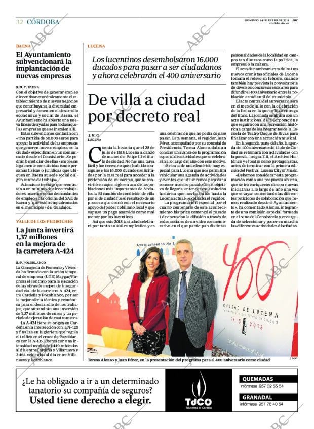 ABC CORDOBA 14-01-2018 página 32