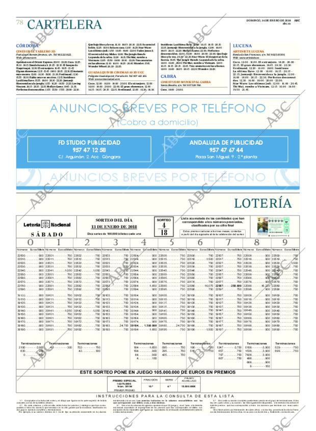 ABC CORDOBA 14-01-2018 página 78
