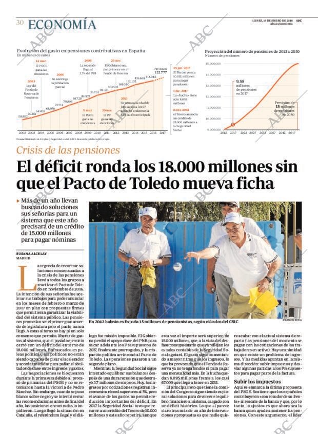 ABC MADRID 15-01-2018 página 30