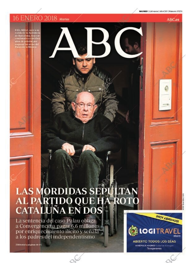 ABC MADRID 16-01-2018 página 1