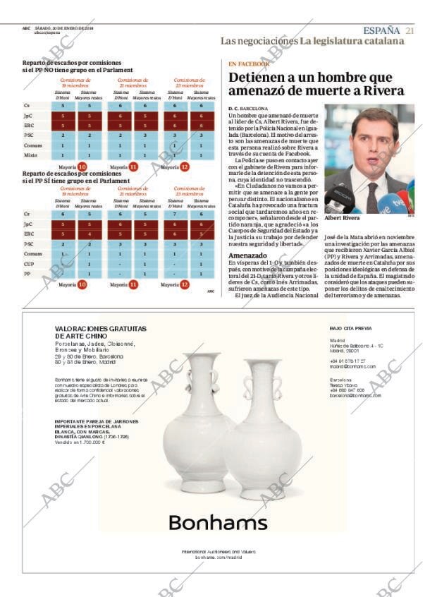 ABC MADRID 20-01-2018 página 21