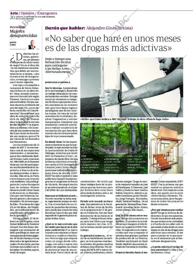 CULTURAL MADRID 20-01-2018 página 20