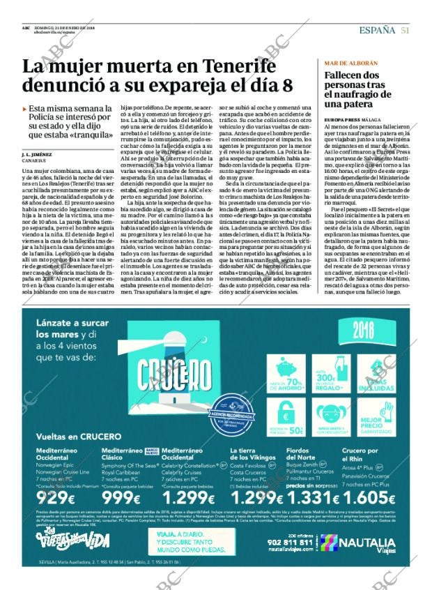 ABC SEVILLA 21-01-2018 página 51