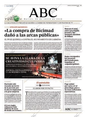 ABC MADRID 23-01-2018 página 2