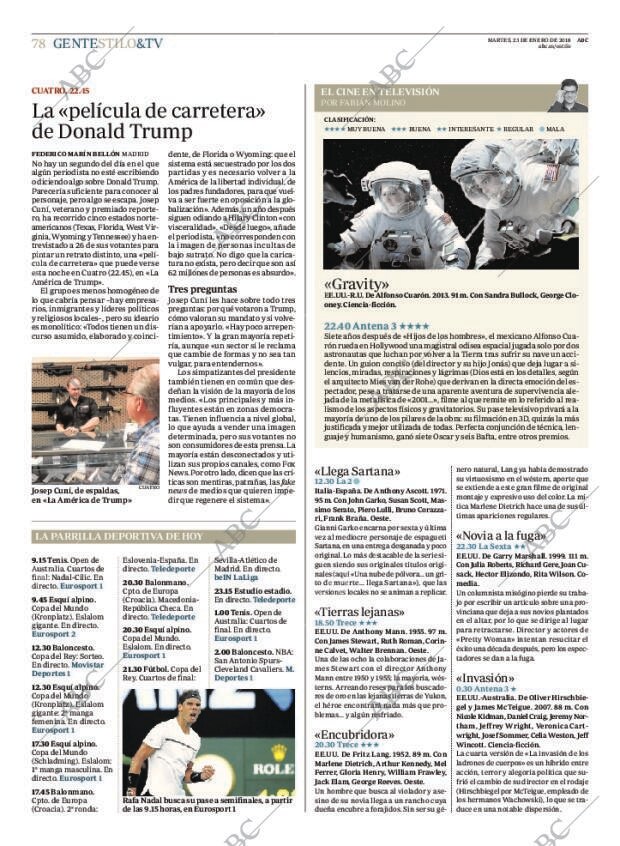 ABC MADRID 23-01-2018 página 78