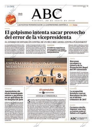 ABC MADRID 26-01-2018 página 2