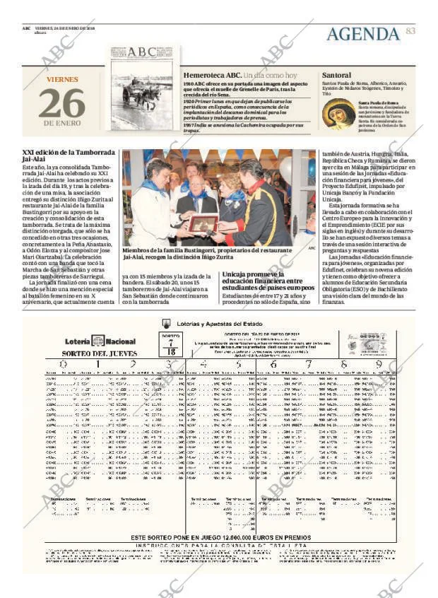 ABC MADRID 26-01-2018 página 83