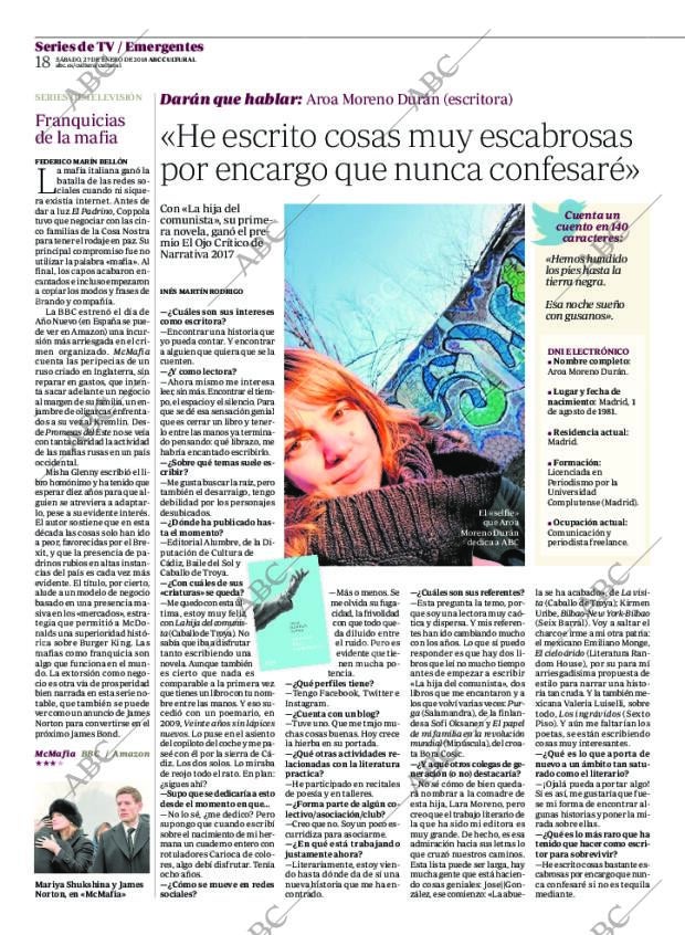 CULTURAL MADRID 27-01-2018 página 18