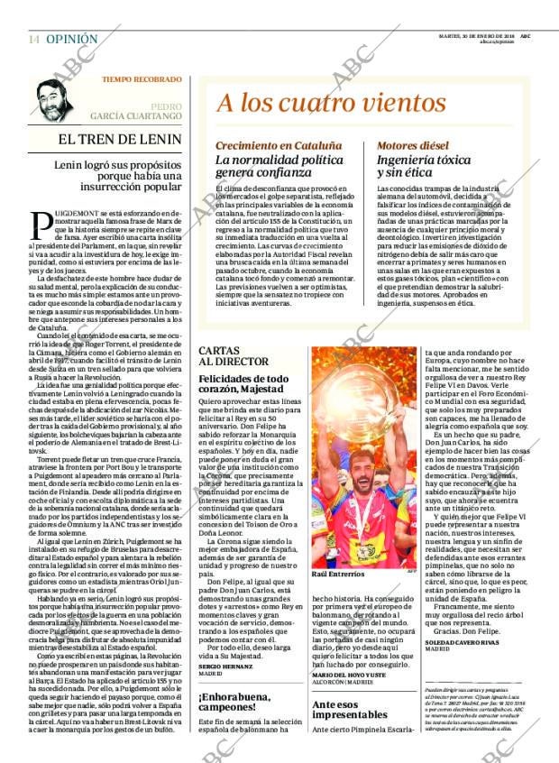 ABC MADRID 30-01-2018 página 14