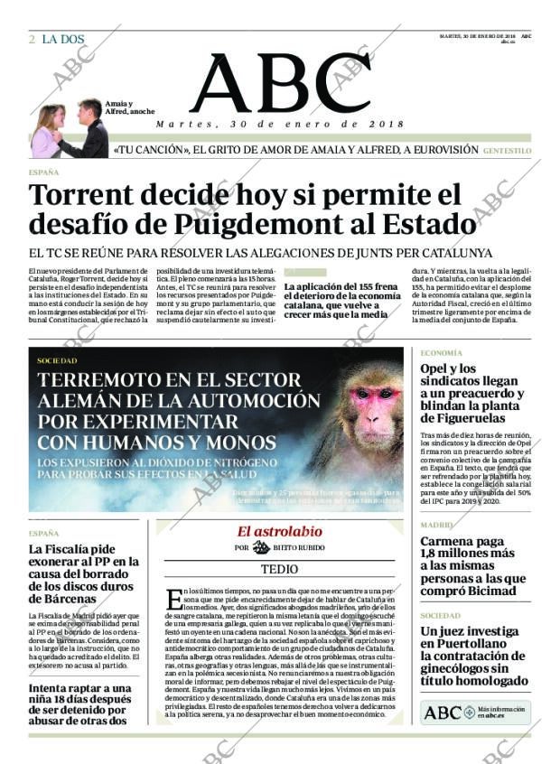 ABC MADRID 30-01-2018 página 2