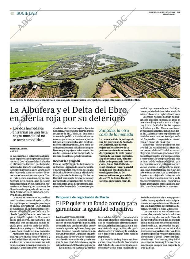 ABC MADRID 30-01-2018 página 40