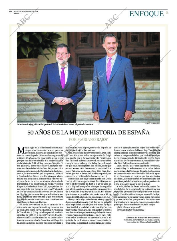 ABC MADRID 30-01-2018 página 5