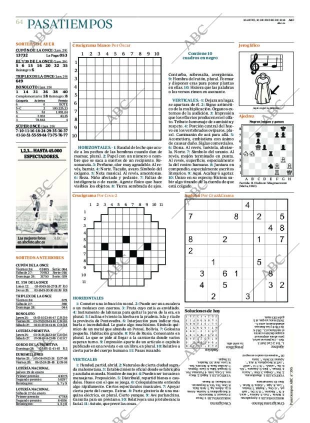 ABC MADRID 30-01-2018 página 64