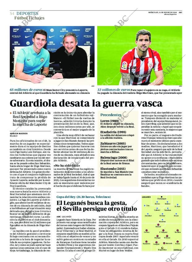 ABC MADRID 31-01-2018 página 54