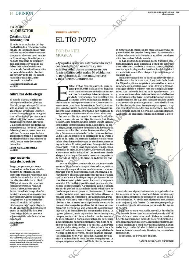 ABC MADRID 01-02-2018 página 14