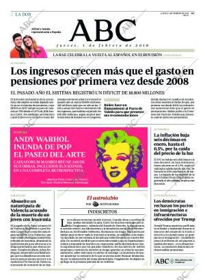 ABC MADRID 01-02-2018 página 2