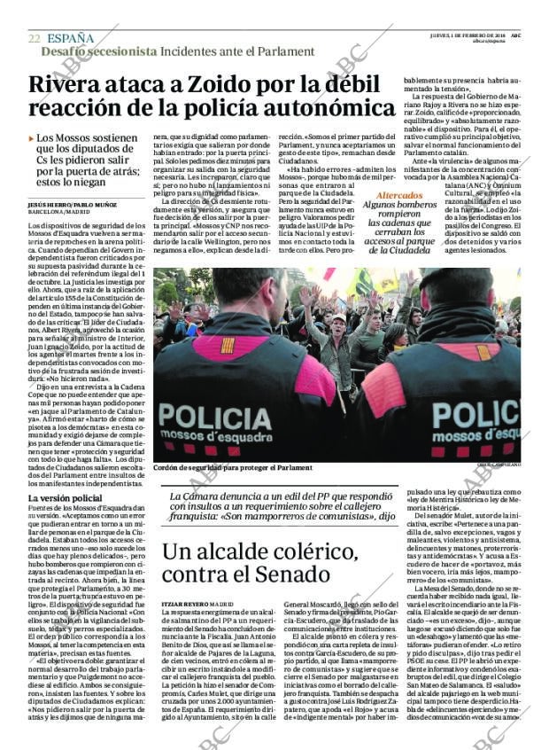 ABC MADRID 01-02-2018 página 22